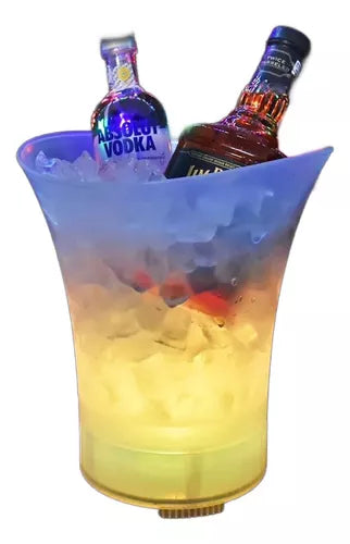 Hielera Con Luz Led Parlante Bluetooth