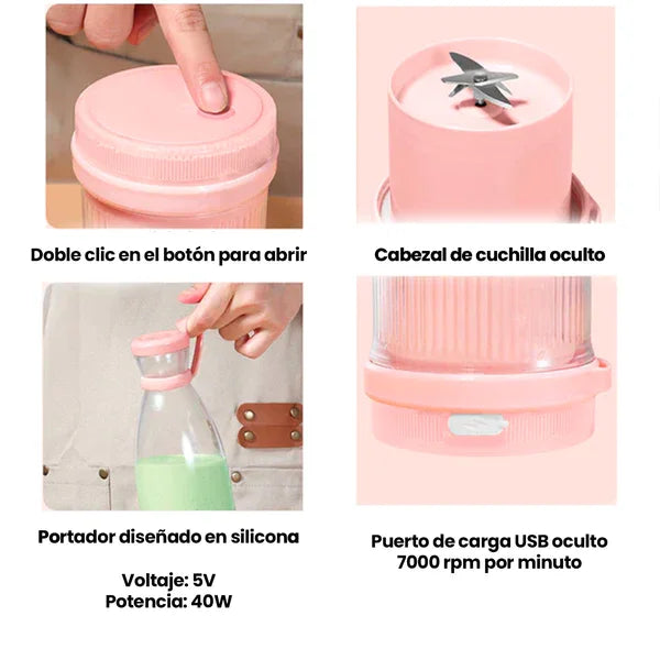 Mini Licuadora Juguera Portatil