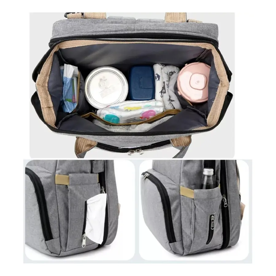 Mochila Pañales Con Mudador