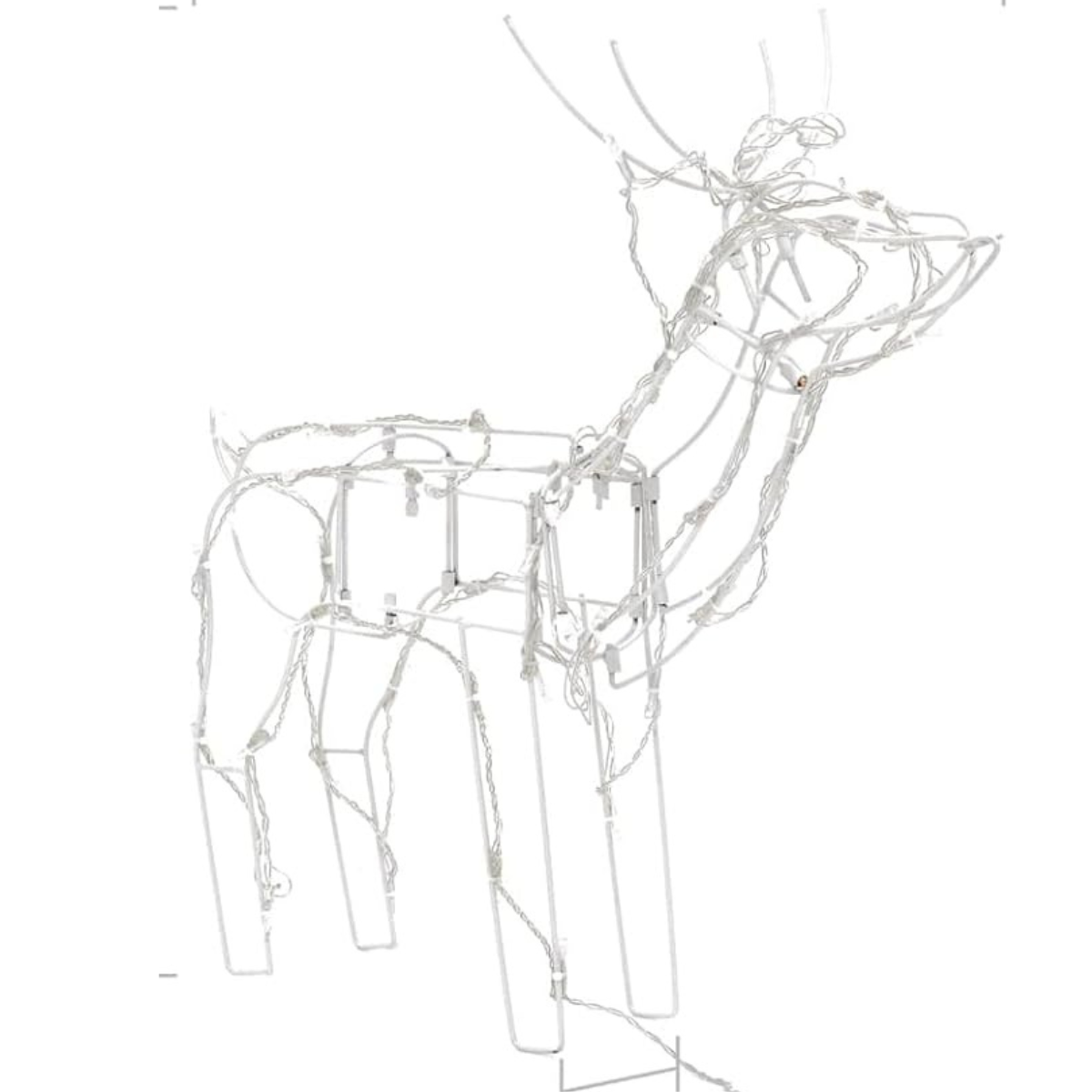 Reno Navideno Con Luces Led 100 Cm