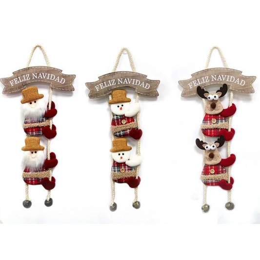 8 Adornos Dobles Colgante Para Navidad