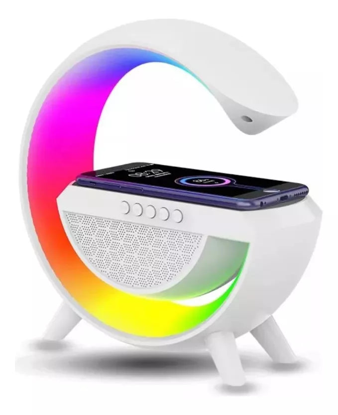 Lampara Rgb Con Altavoces Y Cargador Sr