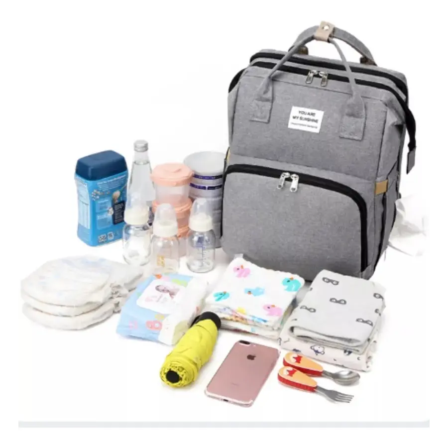 Mochila Pañales Con Mudador