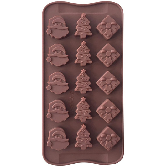 Moldes 15 Espacios Trio Navideno