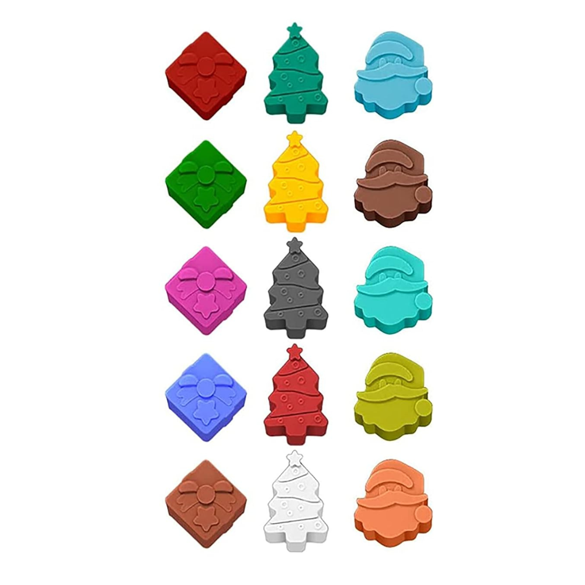 Moldes 15 Espacios Trio Navideno