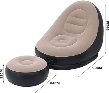 Sofa Inflable Con Puff